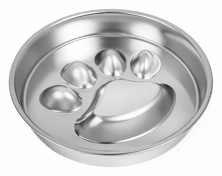 Aquax  Obez  Pati  Çelik  Mama  Kabı    22 cm - Kedi Mama ve Su Kapları