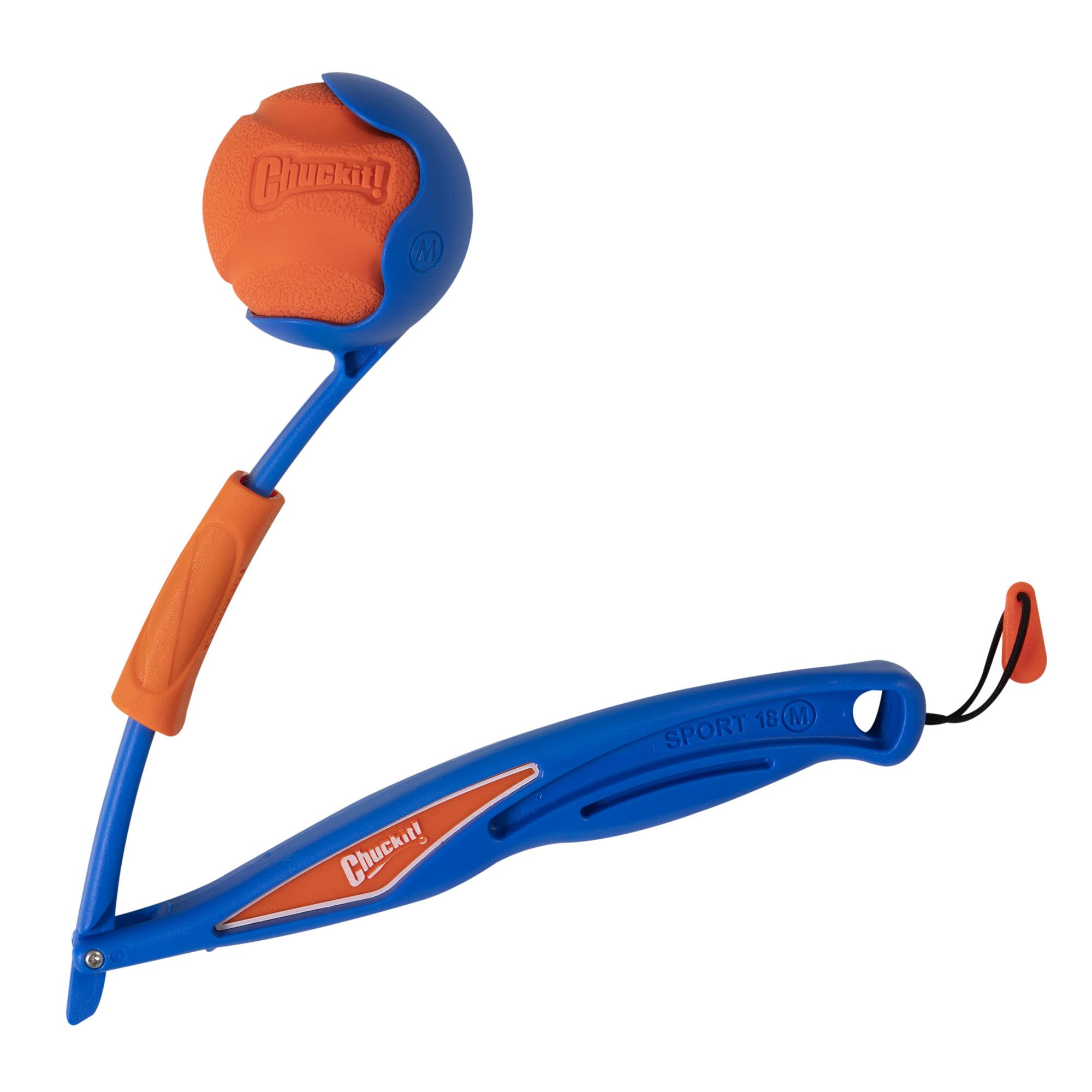 Chuckit! Fetch & Fold Mini Katlanabilir Top Fırlatıcı (Küçük Boy Fetch Ball Hediyeli)