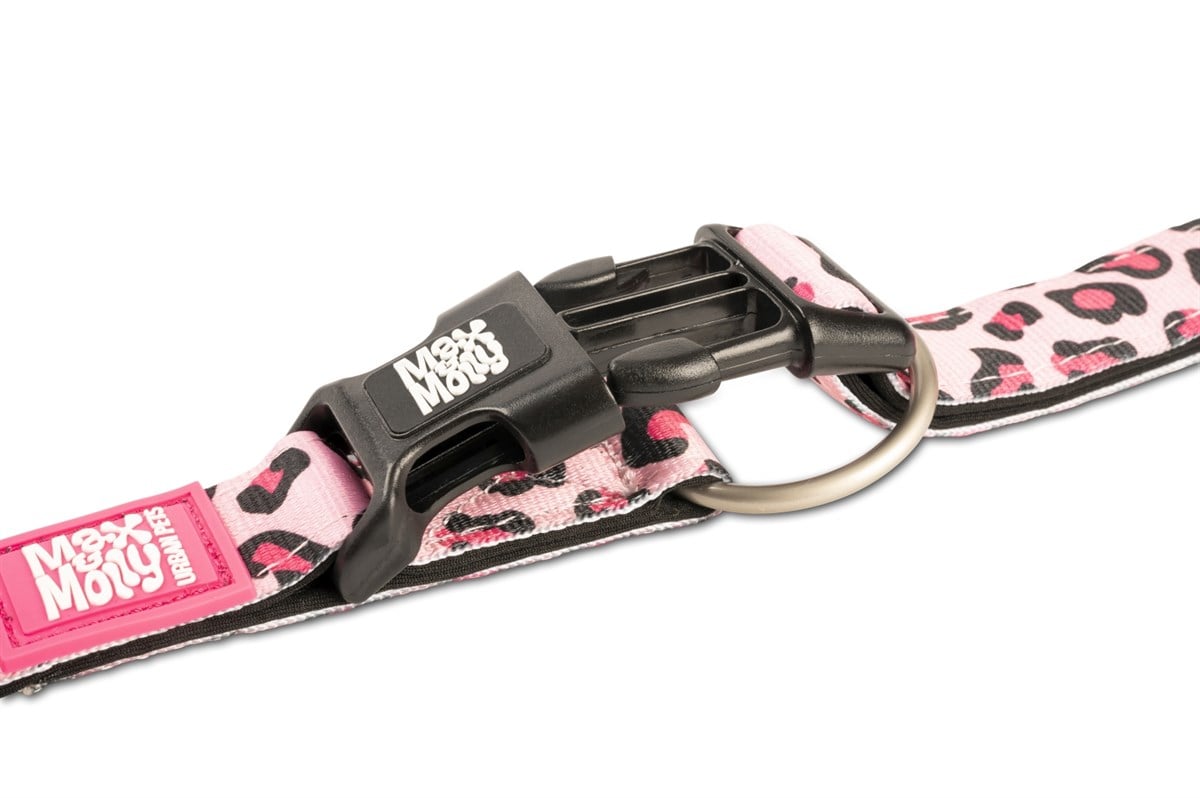 Max & Molly Leopard Pink Smart ID Köpek Boyun Tasması