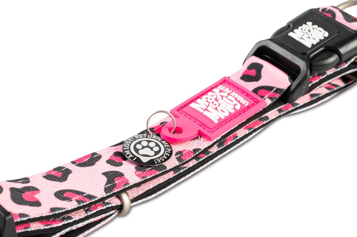 Max & Molly Leopard Pink Smart ID Köpek Boyun Tasması