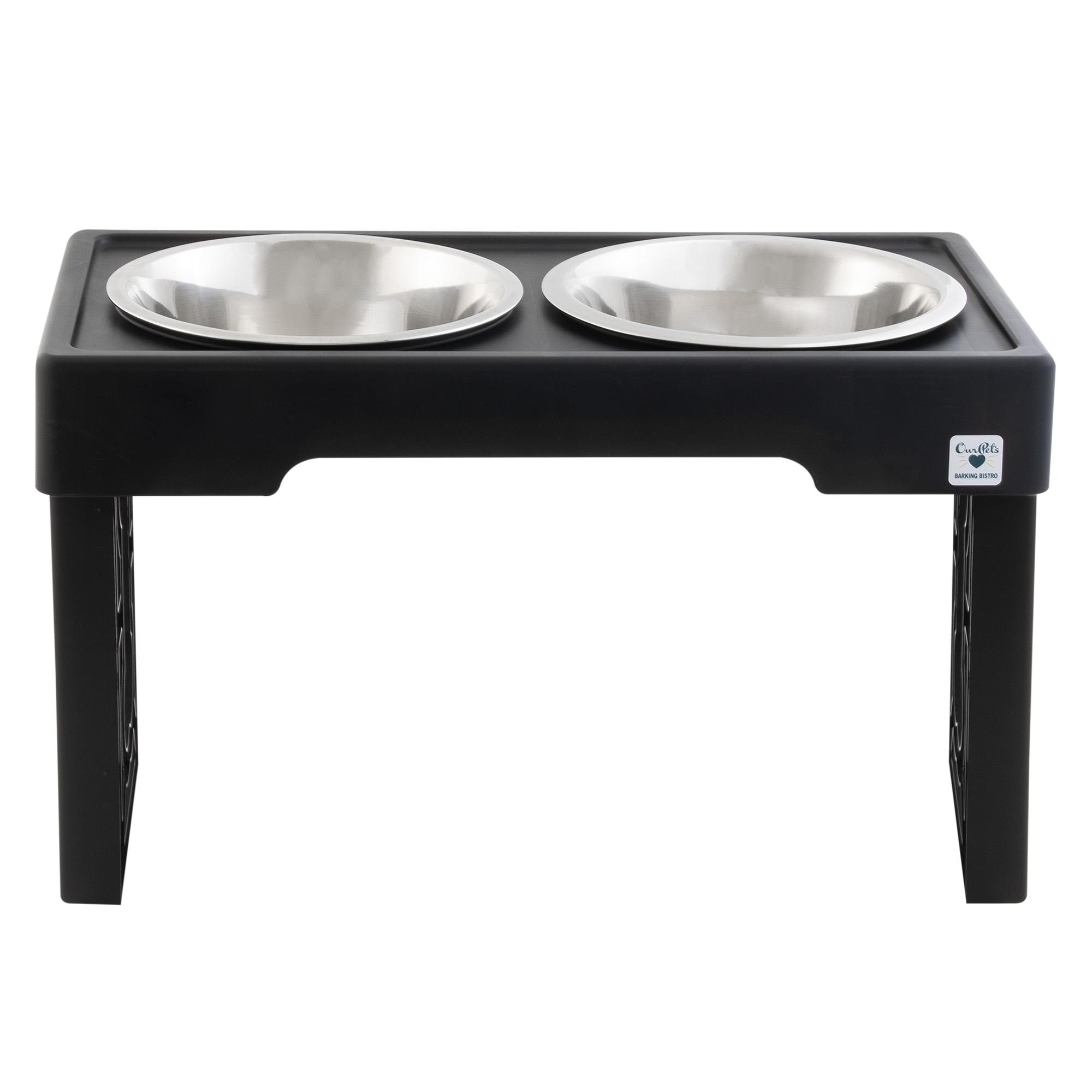 Pet Zone OurPets Barking Bistro Ayarlanabilir Yükseklikli 2 x 1.75 lt Mama ve Su Kabı
