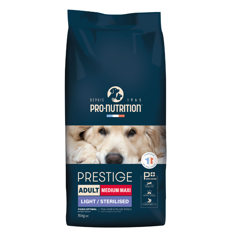 Pro Nutrition Prestige Sterilised Orta Irk Yetişkin Köpek Maması 15KG - Yetişkin Köpek Mamaları