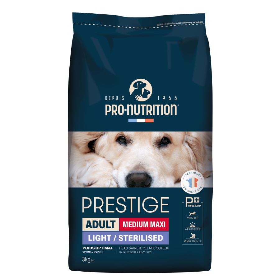 Pro Nutrition Prestige Sterilised Orta Irk Yetişkin Köpek Maması 3KG - Yetişkin Köpek Mamaları