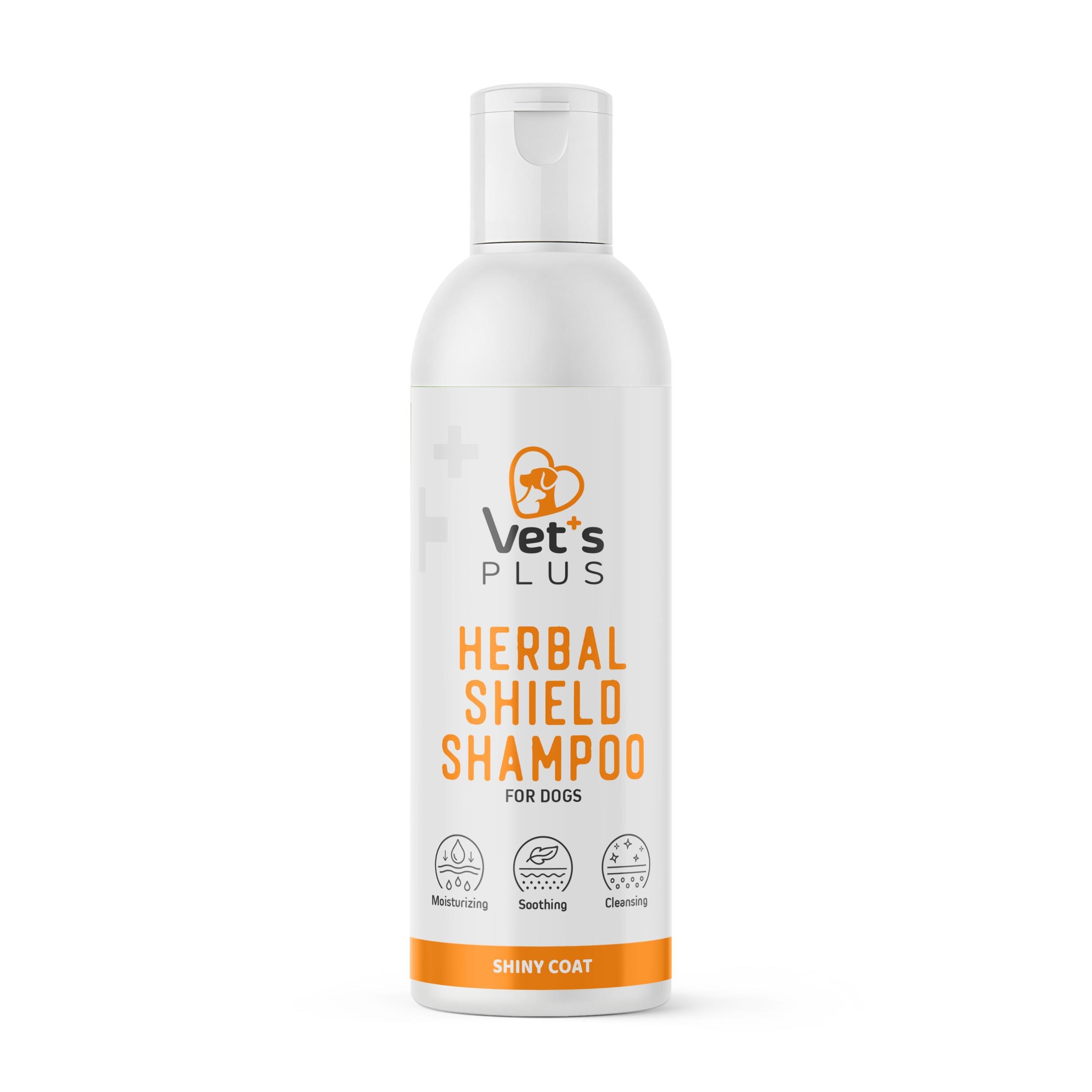 Vet's Plus Herbal Shield Cilt ve Tüy Bakımı için Köpek Şampuanı 250ml