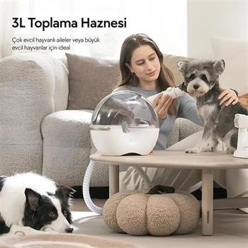 Neakasa 5 Başlıklı 3 Litre Kapasiteli  Kedi & Köpek Tıraş Makinesi S1 PRO