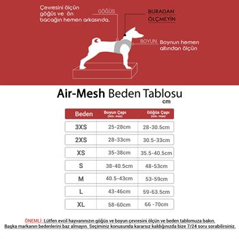 Tailpetz Air-mesh Harness Köpek Göğüs Tasması