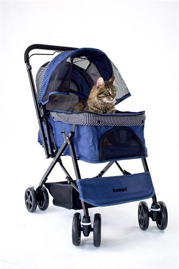 Zampa Nova Kedi & Köpek Arabası Lacivert, 52x76.5x95cm
