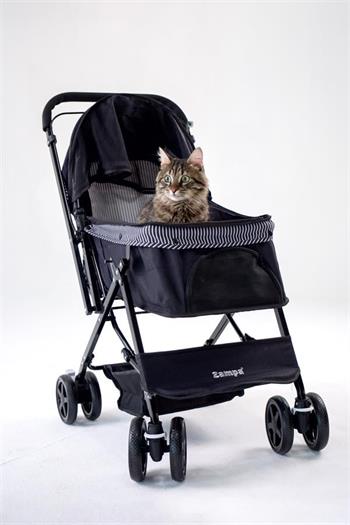 Zampa Nova Kedi & Köpek Arabası Siyah, 52x76.5x95cm