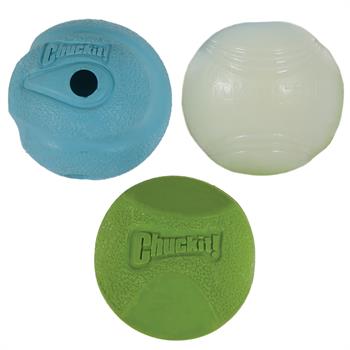 Chuckit! Fetch Medley (Gen 2) Köpek Oyun Topu Seti 3lü Paket (Küçük Boy)