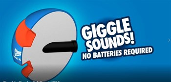 Chuckit! Giggle Kick Fetch Sesli Köpek Oyuncağı