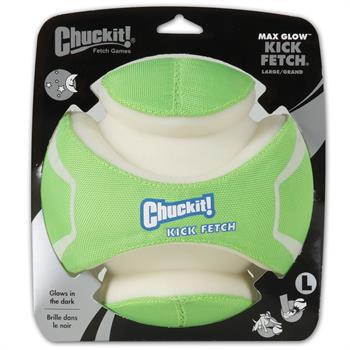 Chuckit! Kick Fetch Max Glow Gece Parlayan Köpek Oyuncağı (Büyük Boy)