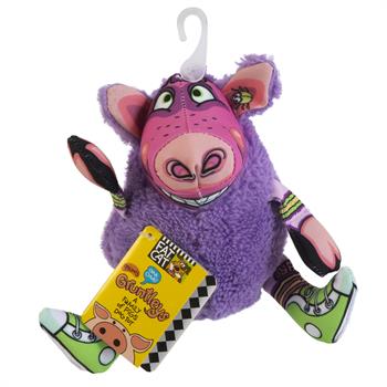Fat Cat Gruntleys Sesli Peluş Köpek Oyuncağı