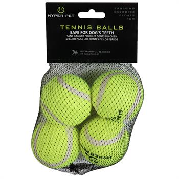 Hyper Pet Tenis Köpek Oyun Topu Yeşil 4lü Paket (Orta Boy)