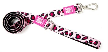 Max & Molly Leopard Pink Gezdirme Kayışı