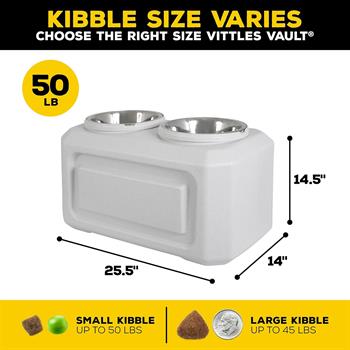 Petmate Vittles Vault Mama Saklama Hazneli Mama Su Kabı