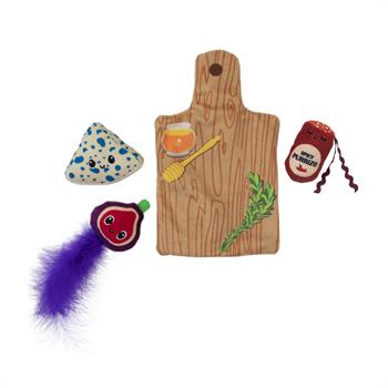 Quirky Kitty Charcuterie Board Kedi Oyun Matı