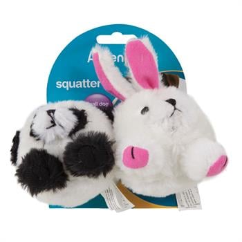 Zoobilee Squatters 2li Peluş Sesli Köpek Oyuncağı (Tavşan/Panda)