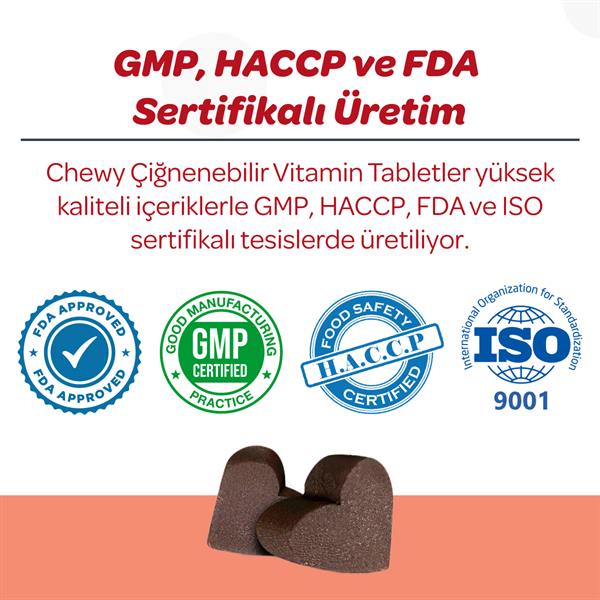  Vet's Plus Calming Kedi ve Köpekler İçin Sakinleştirici Çiğnenebilir Tablet (60'lı) - Kedi Vitaminleri