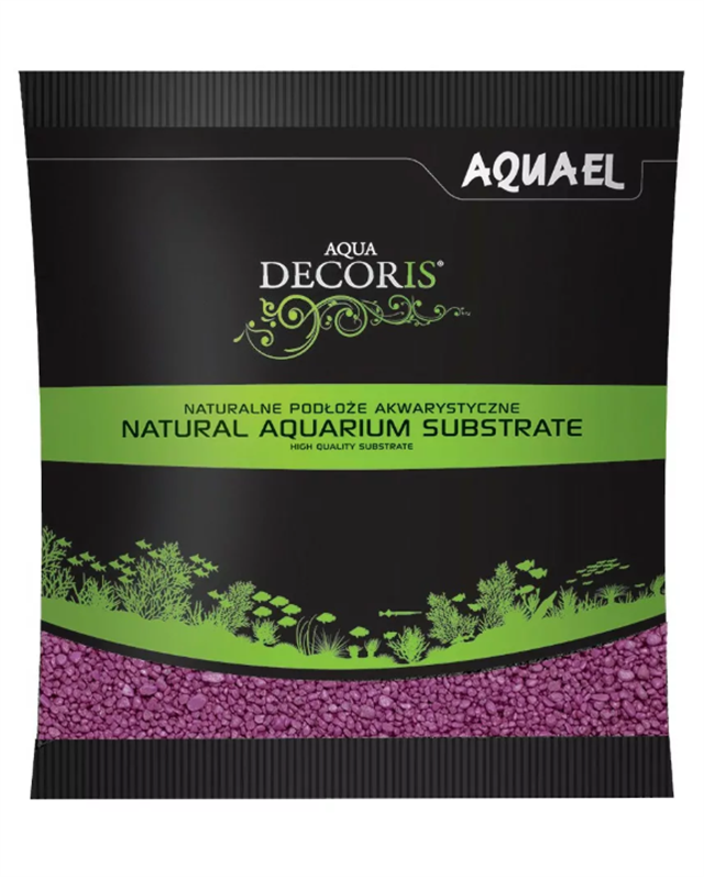 Aquael Gravel Decoris Fuşya Kum 1KG