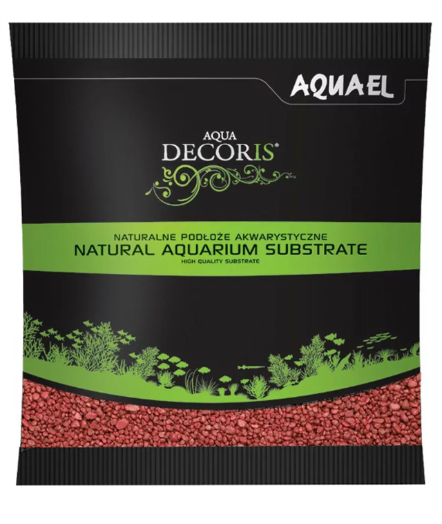 Aquael Gravel Decoris Kırmızı Kum 1KG