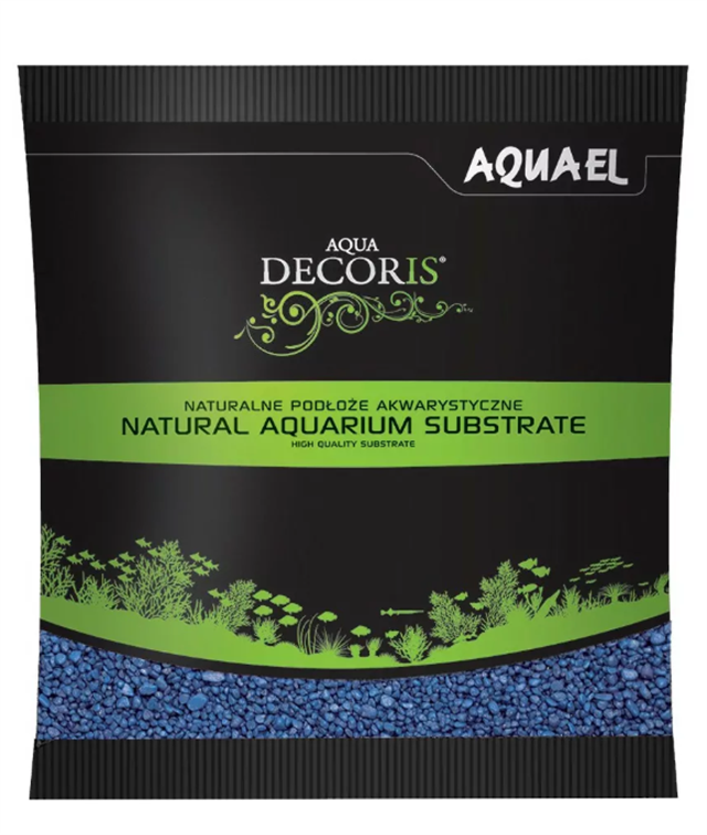 Aquael Gravel Decoris Mavi Kum 1KG
