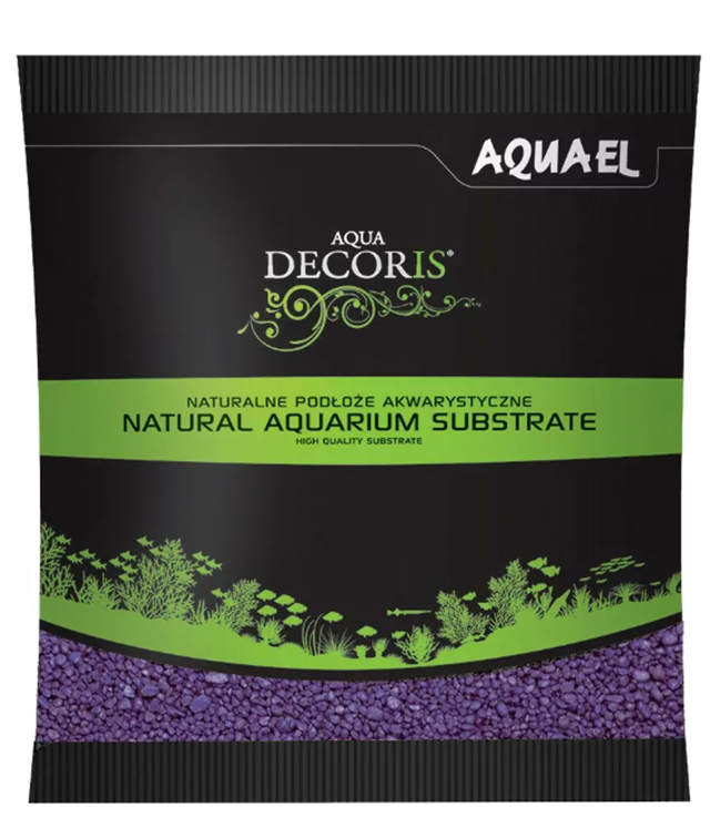 Aquael Gravel Decoris Mor Kum 1KG