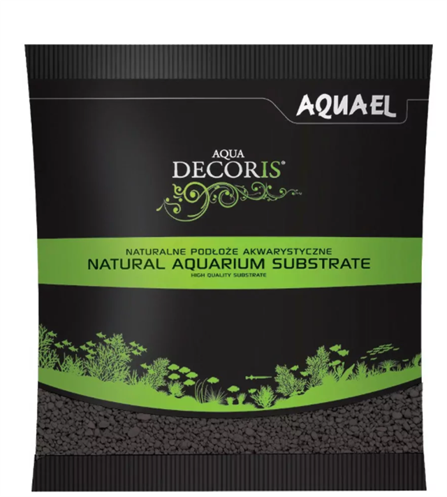 Aquael Gravel Decoris Siyah Kum 1KG