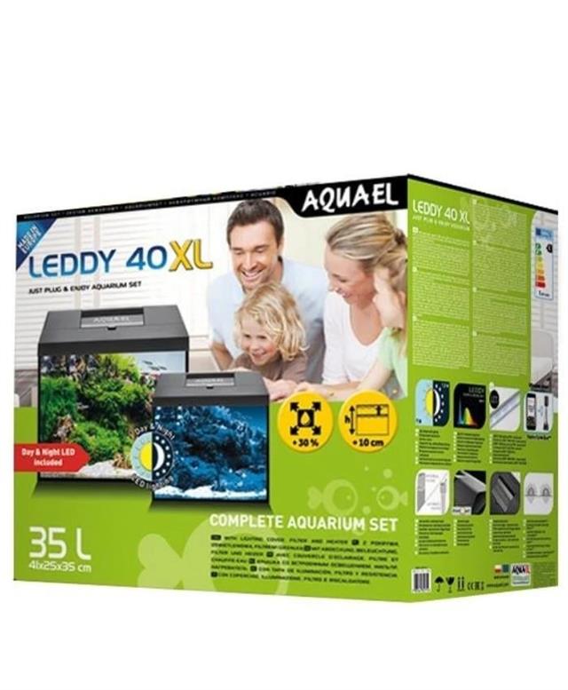Aquael Leddy Akvaryum Seti 40XL Siyah D&N 35 LT