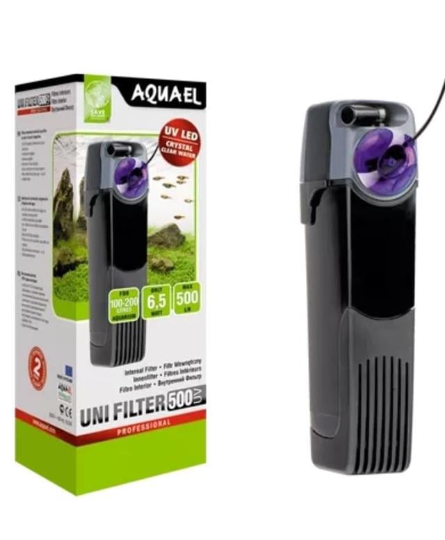 Aquael UniFilter 500 UV Power  UV İç Filtre