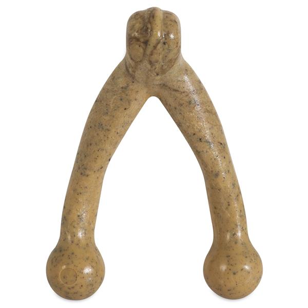 BarkBone Wishbone Lades Kemiği Şeklinde Fıstık Ezmesi Aromalı Köpek Çiğneme Kemiği (Küçük Boy) - Köpek Ödülleri