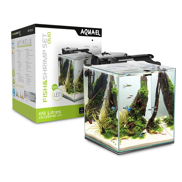Aquael Fish&Shrimp Akvaryum Seti Smart Duo 35 Beyaz