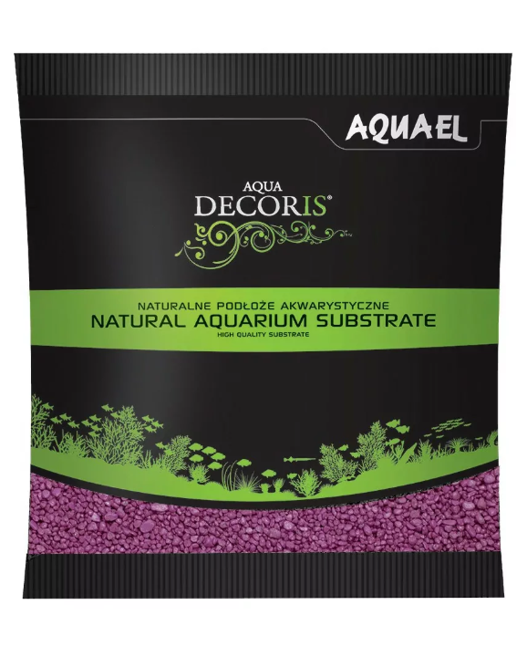 Aquael Gravel Decoris Fuşya Kum 1KG