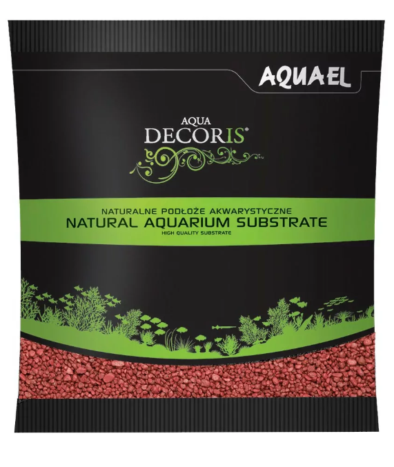 Aquael Gravel Decoris Kırmızı Kum 1KG