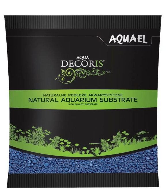 Aquael Gravel Decoris Mavi Kum 1KG