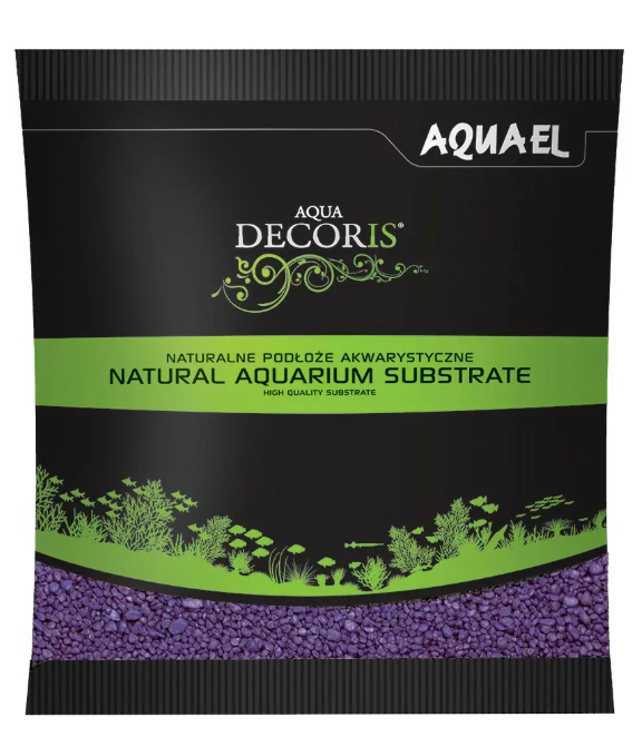 Aquael Gravel Decoris Mor Kum 1KG