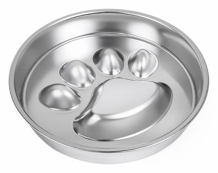 Aquax  Obez  Pati  Çelik  Mama  Kabı    22 cm - Kedi Mama ve Su Kapları