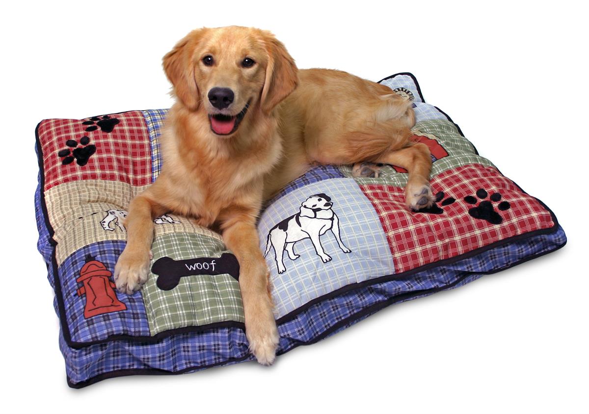 Aspen Pet Classic Kapitone Köpek Yatağı (92x69cm) - Köpek Yatakları