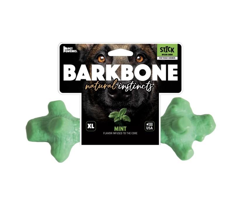 BarkBone Natural Nane Aromalı Bitmeyen Bitmeyen Köpek Çiğneme Kemiği (Orta Boy) - Köpek Ödülleri