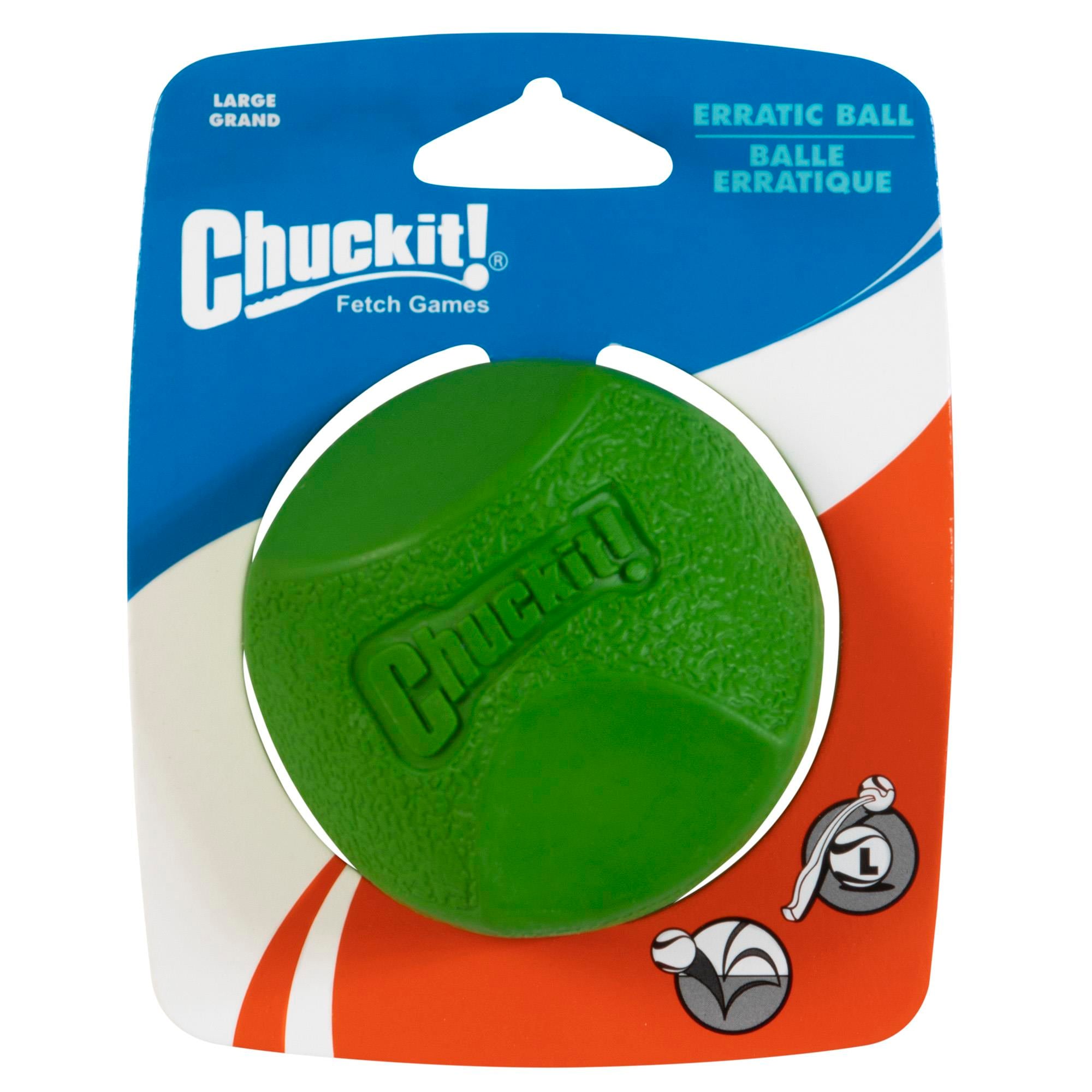 Chuckit! Erratic Ball Köpek Oyun Topu (Büyük Boy) - Oyun Topları ve Frizbiler