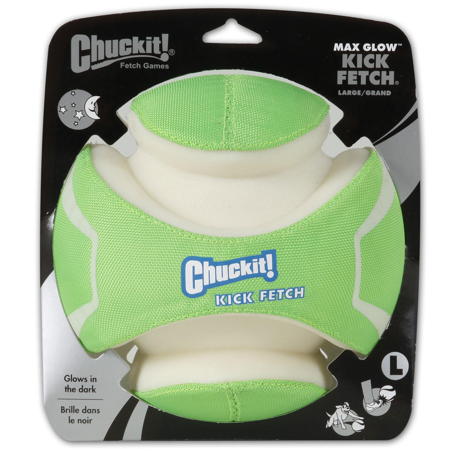 Chuckit! Kick Fetch Max Glow Gece Parlayan Oyun Topu (Büyük Boy) - Oyun Topları ve Frizbiler