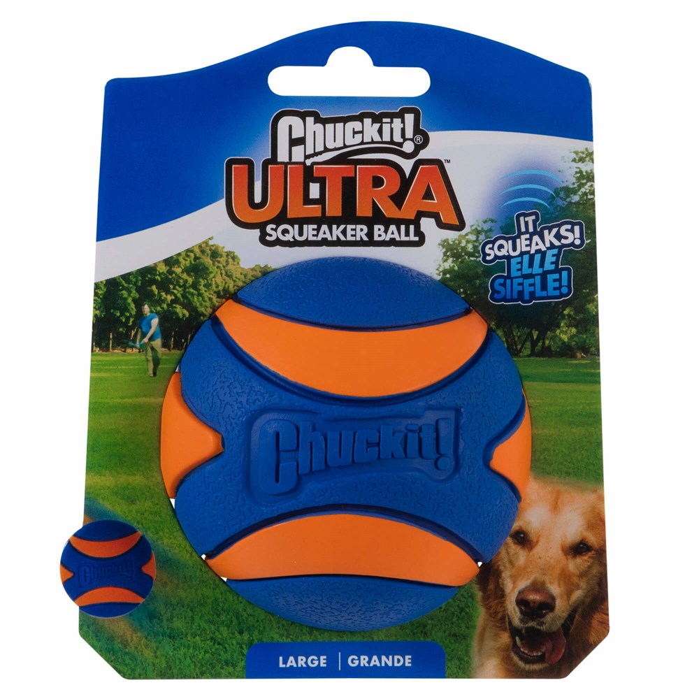 Chuckit! Utra Squeaker Sesli Köpek Oyun Topu Büyük Boy) - Köpek Oyuncakları