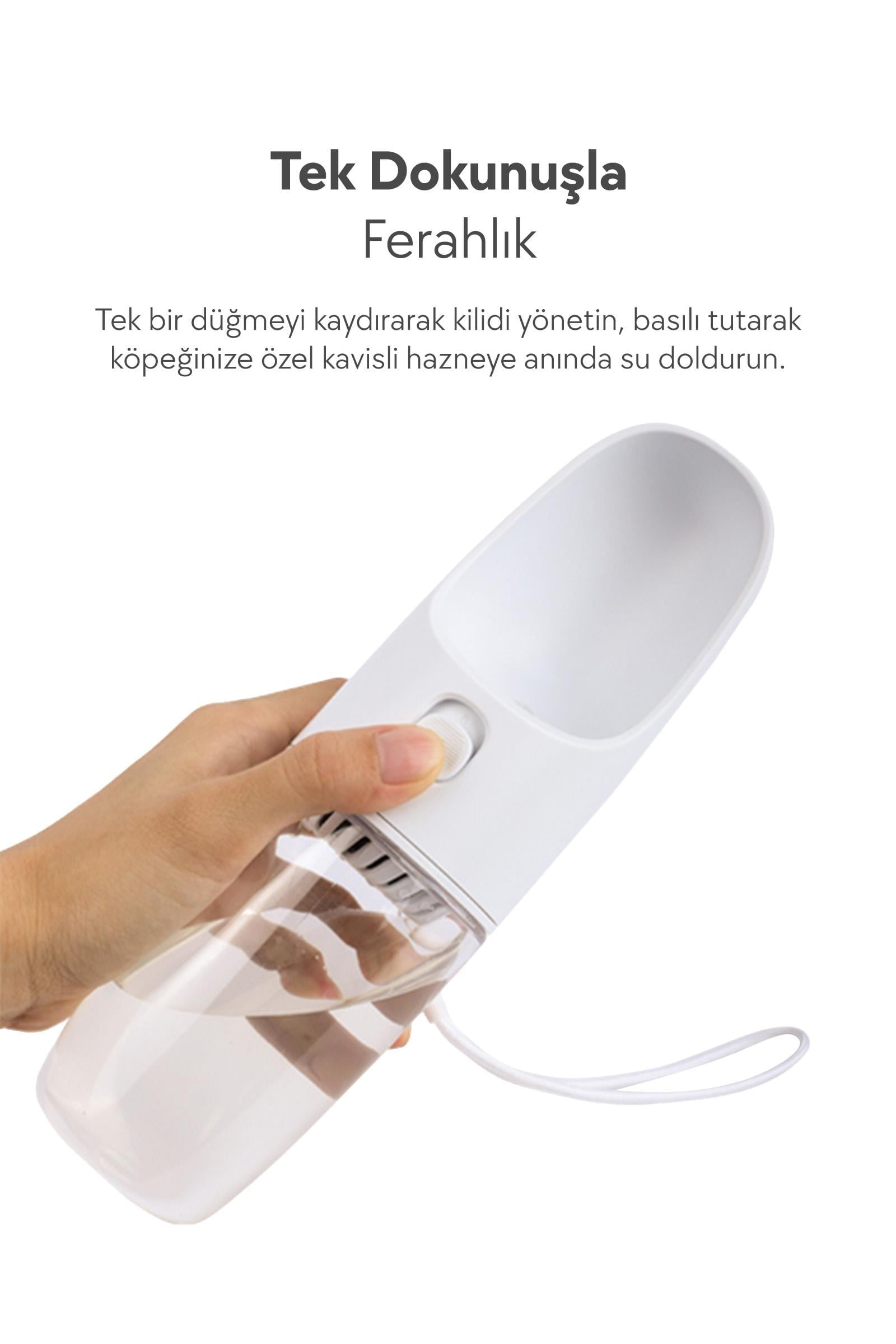 Dogness Gezdirme Su Şişesi 400ml - Kedi Mama ve Su Kapları