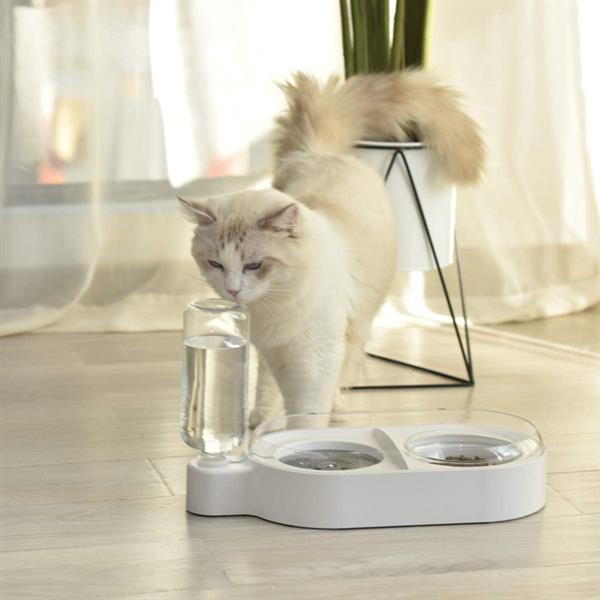 ELS Pet Kedi&Köpek Otomatik Su Doldurmalı Mama ve Su Kabı