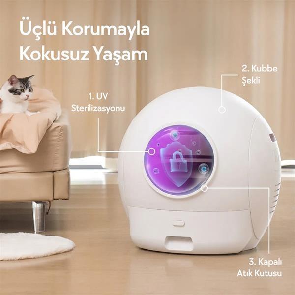 ELS Pet Otomatik Kedi Tuvaleti