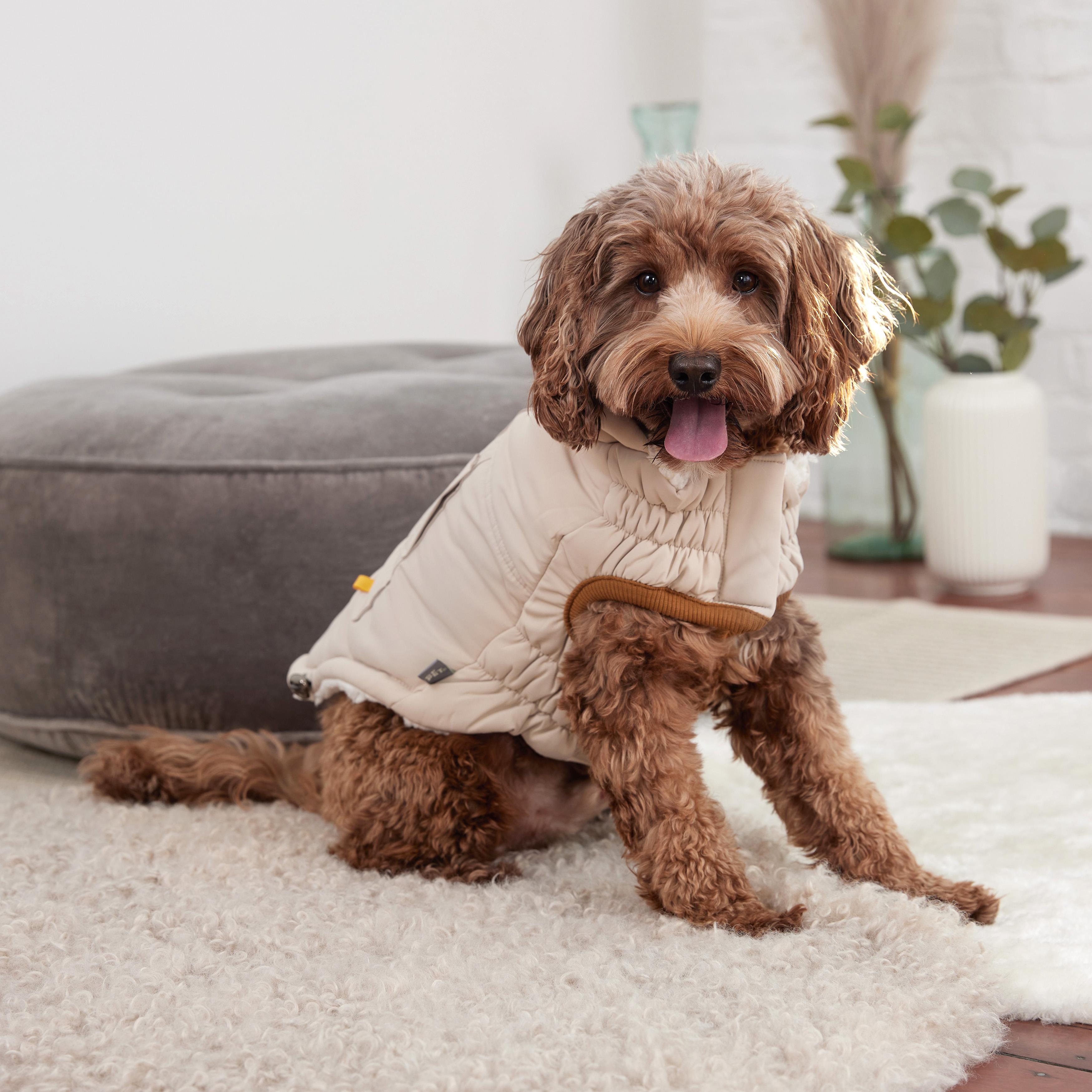 GF PET Arctic Parka Köpek Montu - Bej - Köpek Kıyafetleri