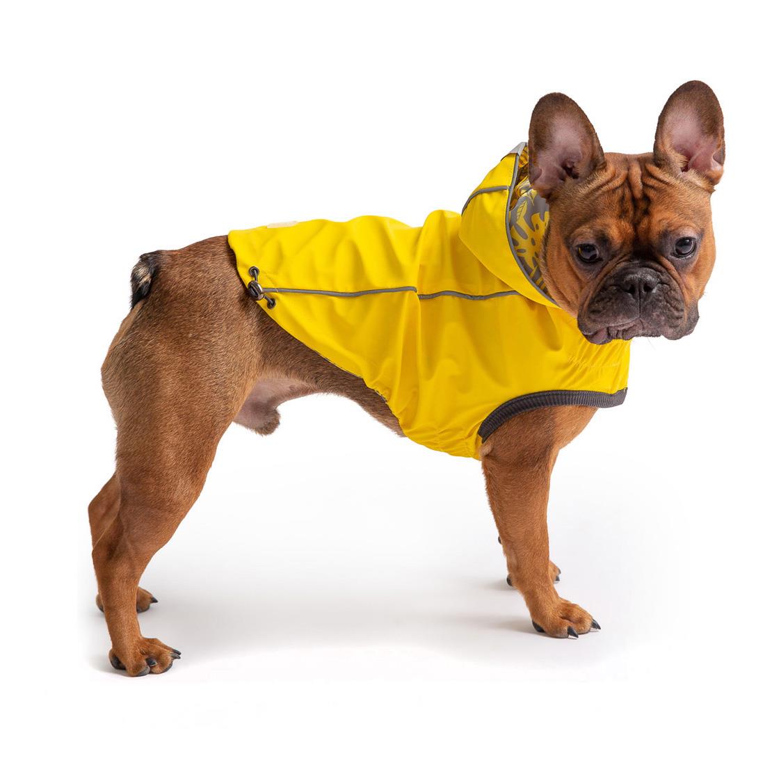 GF PET Çift Taraflı Köpek Yağmurluğu - Sarı - Köpek Kıyafetleri