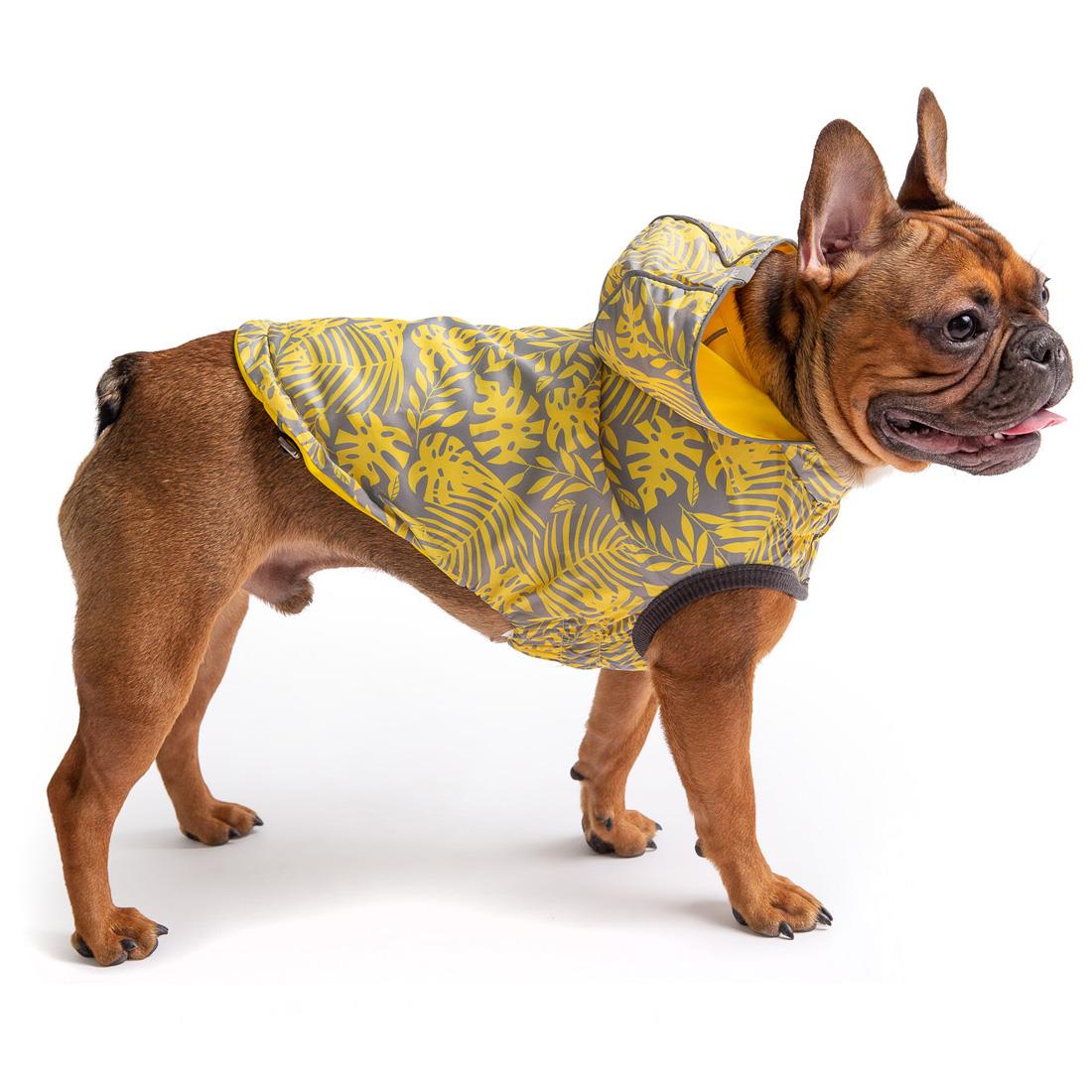 GF PET Çift Taraflı Köpek Yağmurluğu - Sarı - Köpek Kıyafetleri