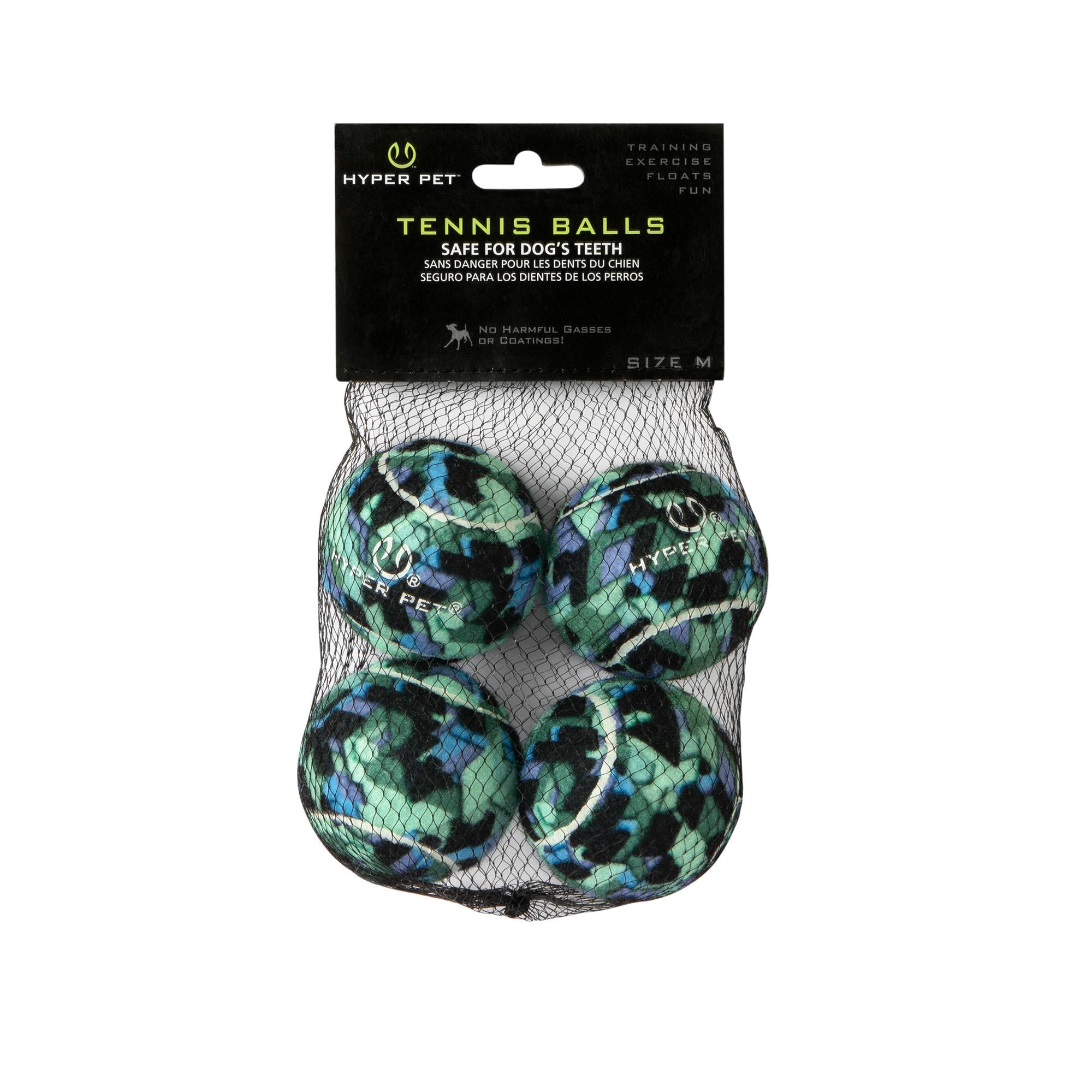 Hyper Pet 4'lü Blue Camo Tenis Topu (Orta Boy) - Oyun Topları ve Frizbiler