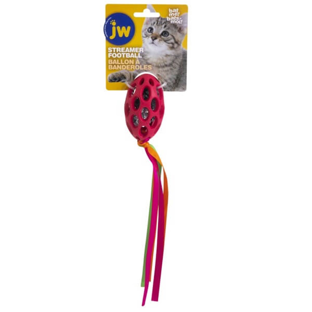 JW Cataction Püsküllü Kedi Oyun Topu