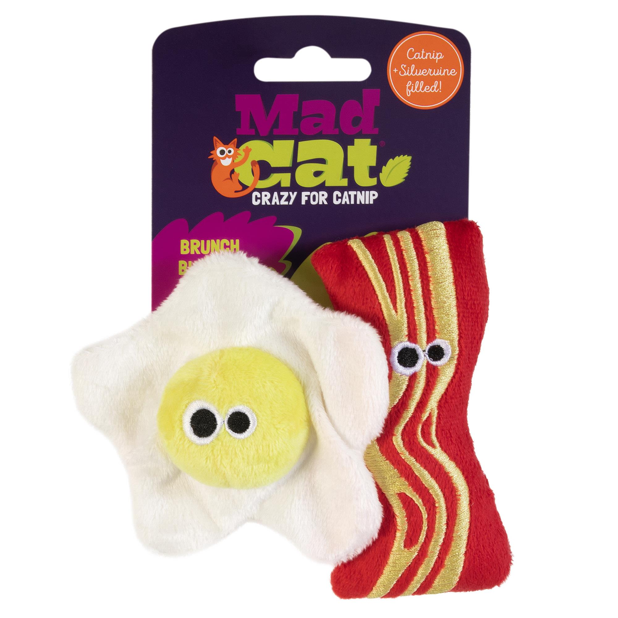 Mad Cat Brunch Buddies Kedi Otlu ve Matatabili Kedi Oyuncağı - Kumaş ve Peluş Oyuncaklar